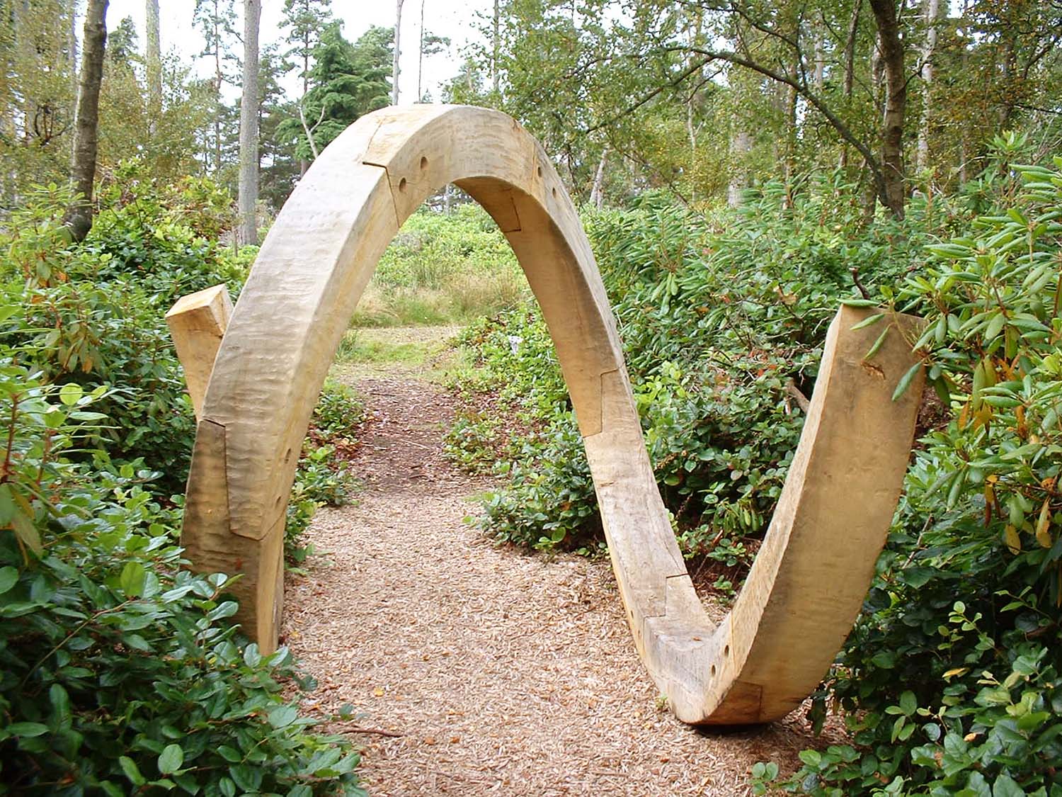Large Oak Helix at the Labyrinth, Cragside, View 1