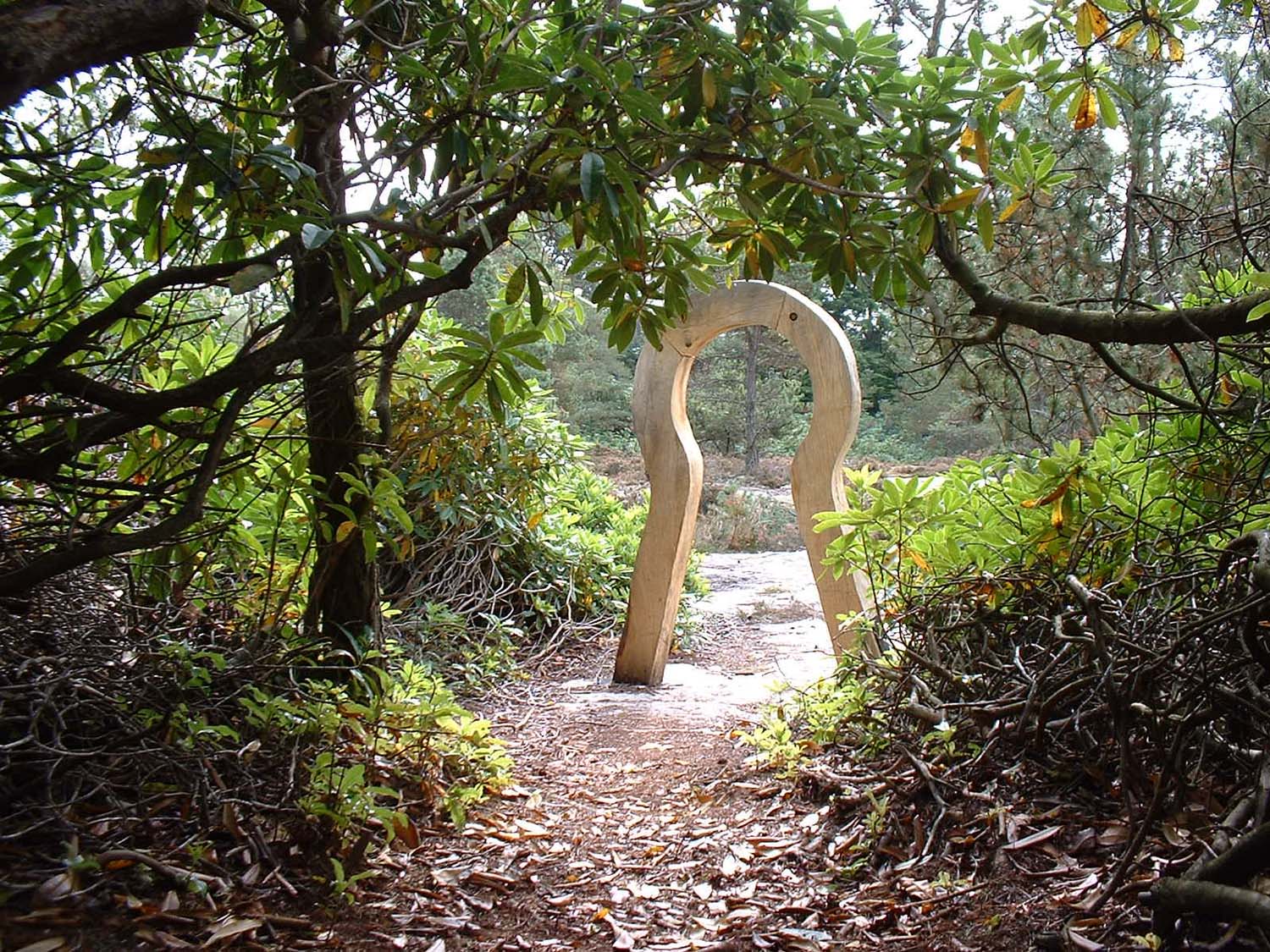 Oak Gateway, 'Needle's Eye', Labyrinth, Cragside Estate, View 3