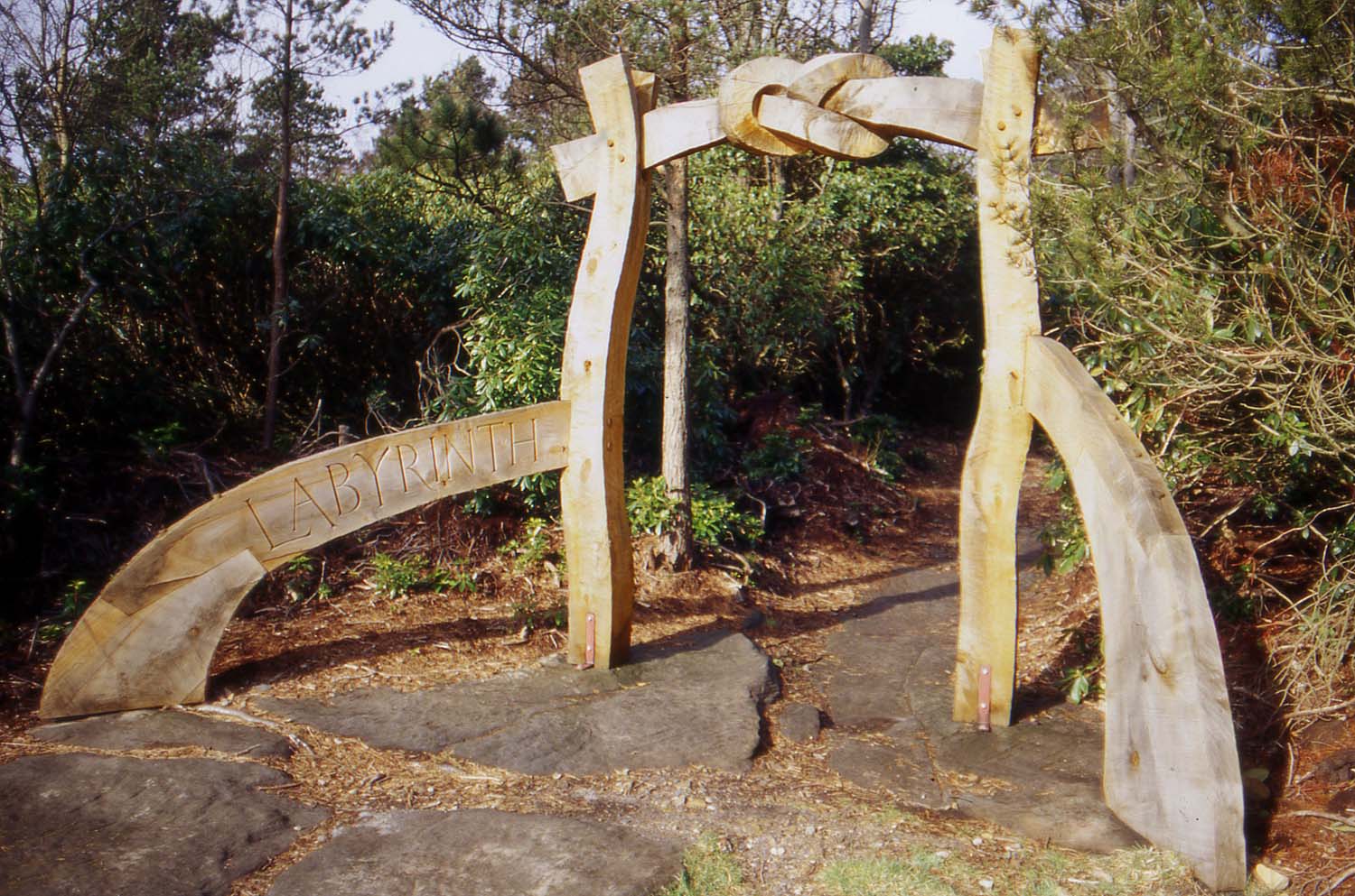 'Knot Gate', Labyrinth Main Entrance, Cragside, View 1