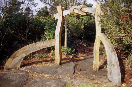 'Knot Gate', Labyrinth Main Entrance, Cragside, View 1