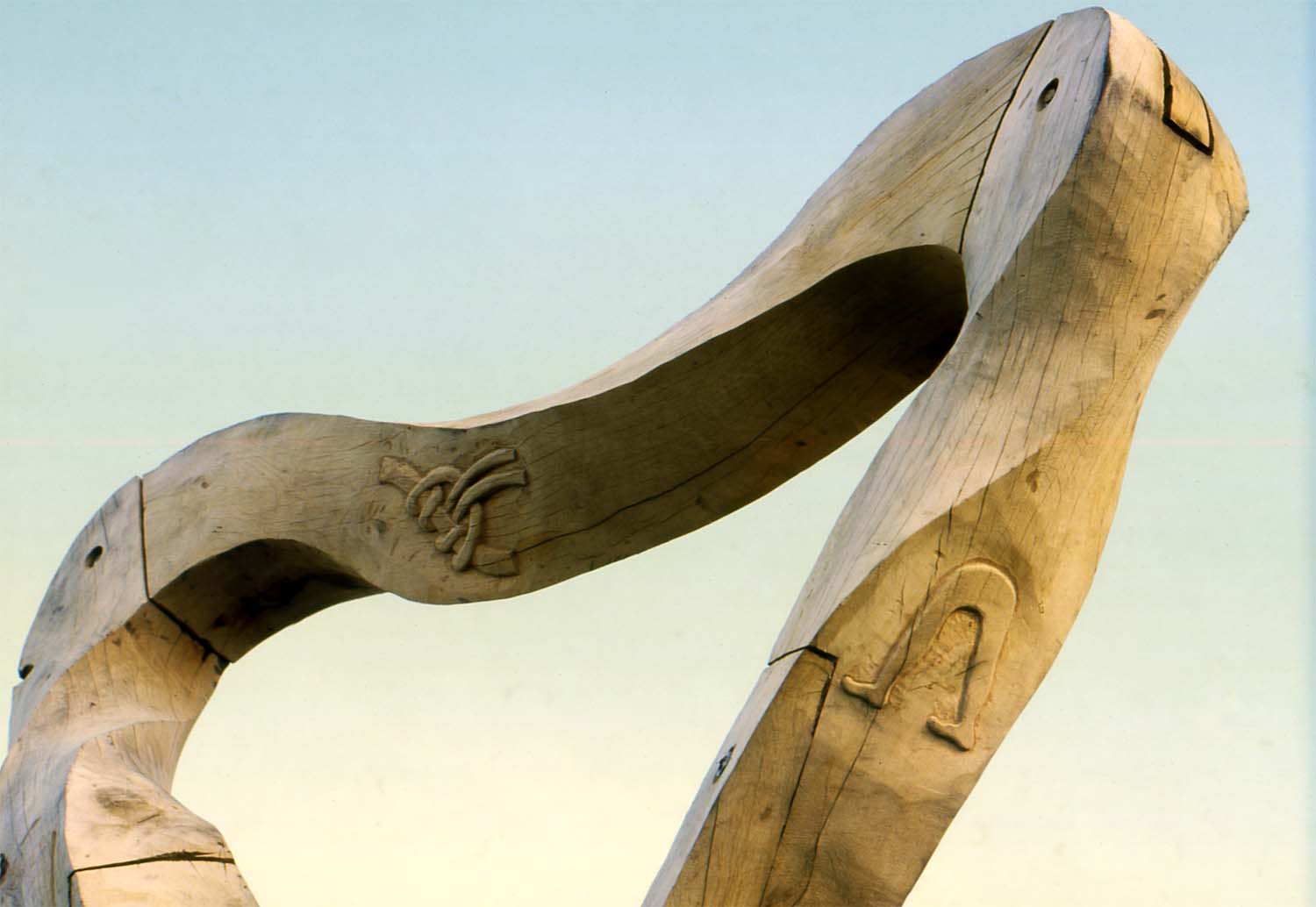 Carved Oak Entrance Feature 'Torque', Summehill Visitor Centre, Hartlepool, View 4