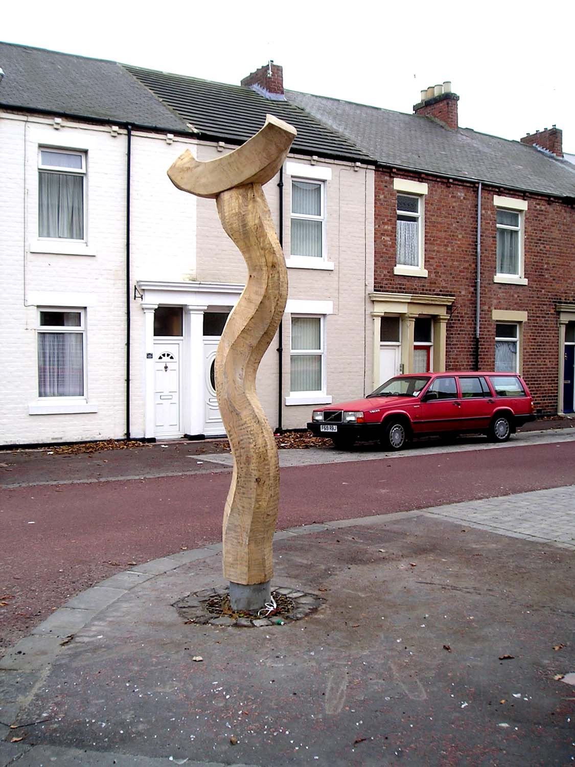 Carved Elm Street Sculpture at North Shields, #1, View 3