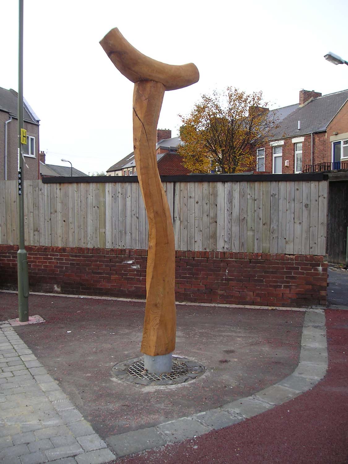 Carved Elm Street Sculpture at North Shields, #2, View 3