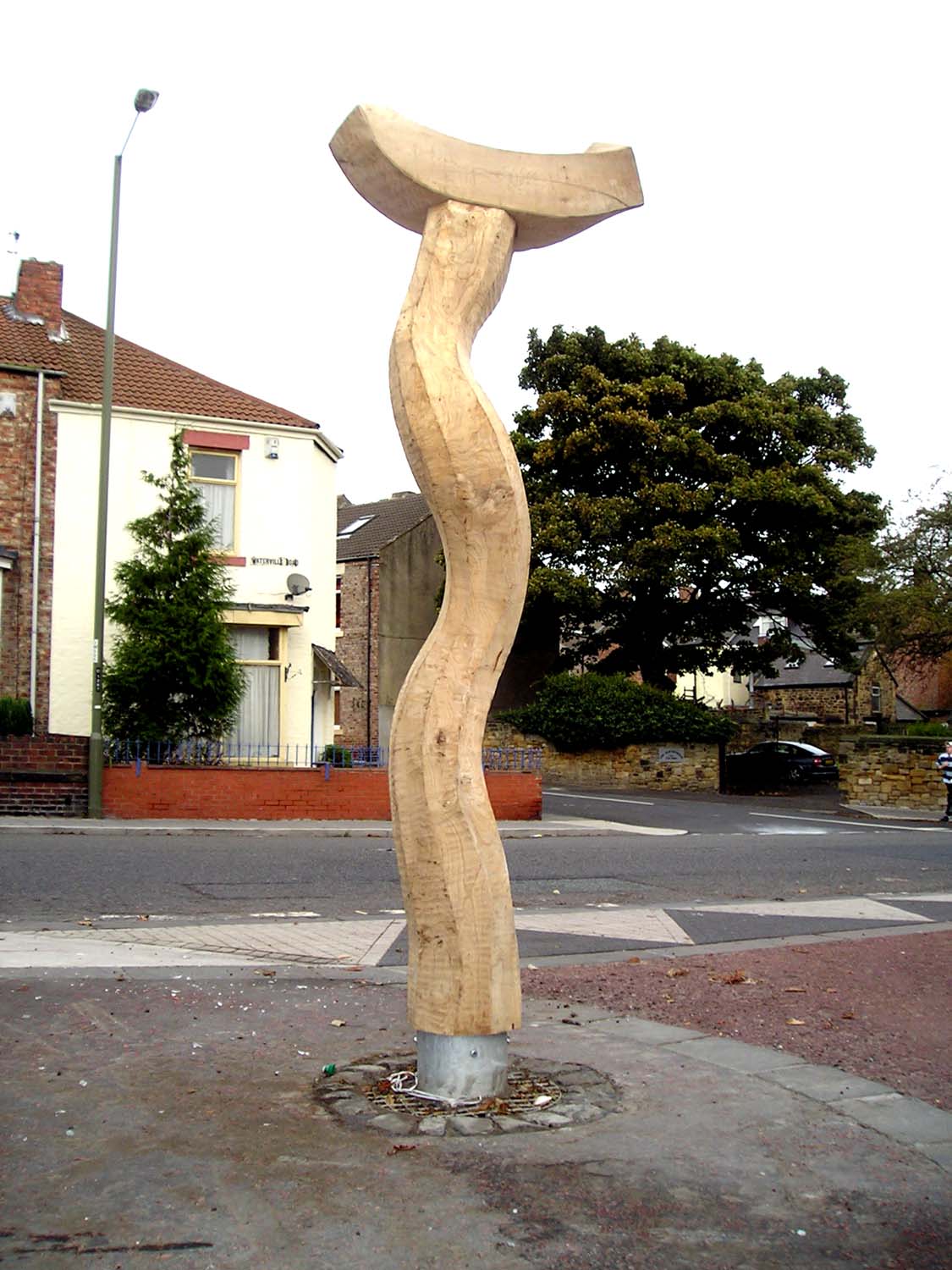 Carved Elm Street Sculpture at North Shields, #1, View 1