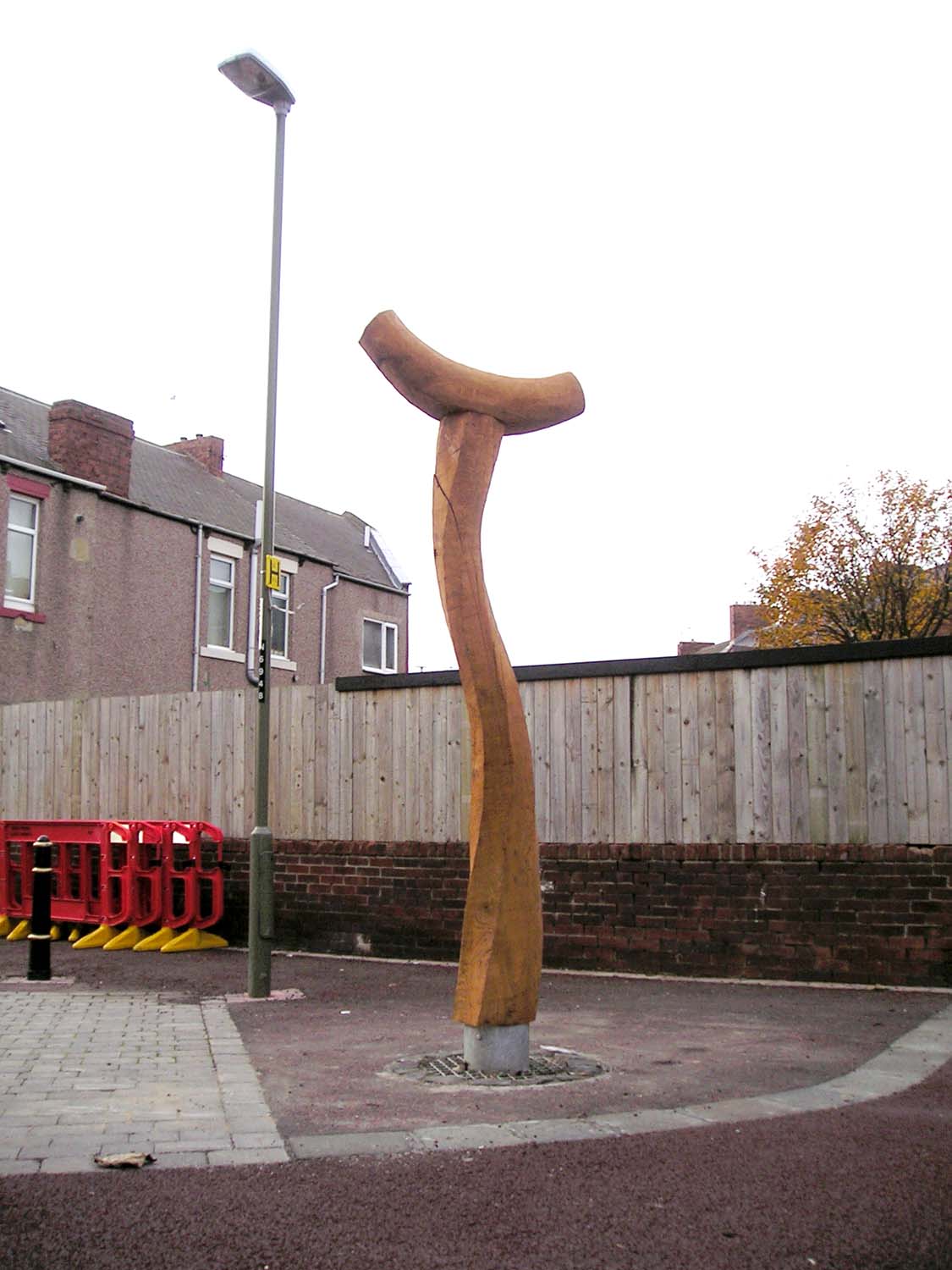 Carved Elm Street Sculpture at North Shields, #2, View 1