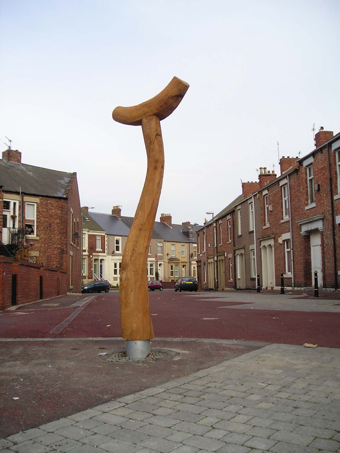 Carved Elm Street Sculpture at North Shields, #2, View 2